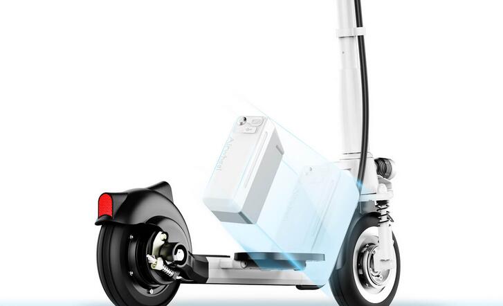 A diferencia de los otros scooters eléctricos, Airwheel Z5 2 ruedas scooter eléctrico adopta el sistema de freno de mano. 